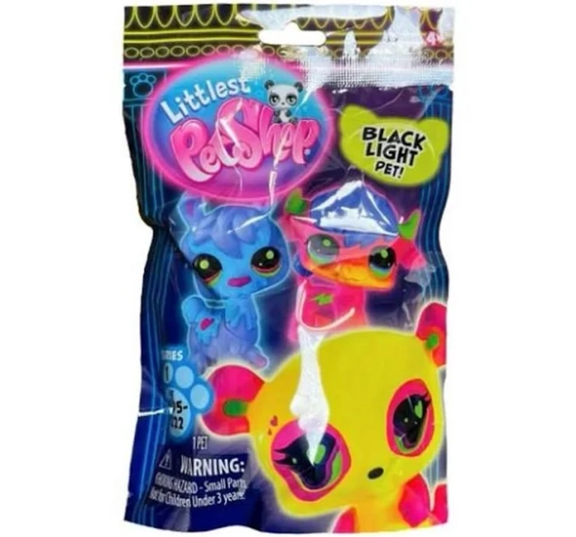 Littlest Pet Shop Blind Bag Black Light Figure