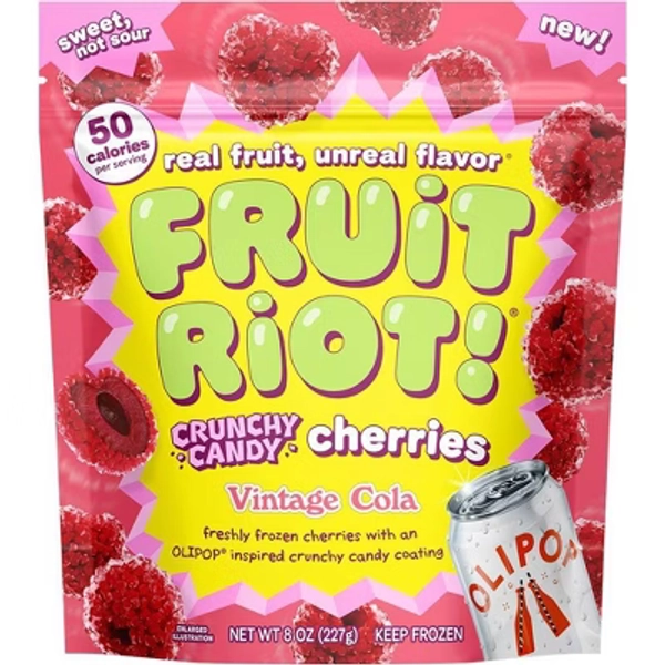Fruit Riot Frozen Crunchy Candy Vintage Cola Cherries - 8oz