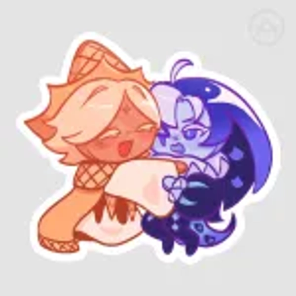 Shadowvanilla Hug Sticker by Nico ☀️ - ACGGOODS