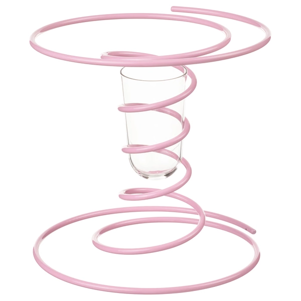 VINTERFINT Vase - pink 12 ¼ "
