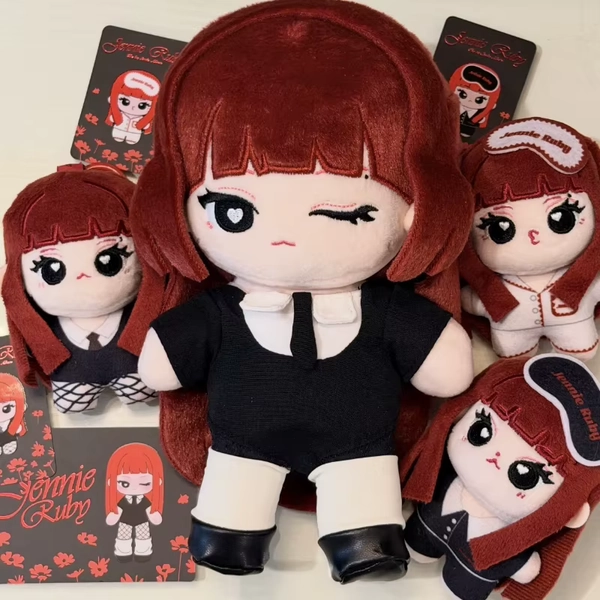 Porte-clés Poupée Kpop Idol JENNIE ROSE JISOO, Pendentif de Sac à Dos en Peluche, Breloque pour Sac, Cadeaux, Kim Jennie, Kim Jisoo, Park Chae-young