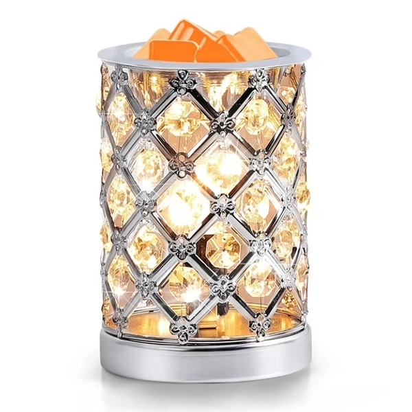 Crystal Wax Melt Warmer, UNTIMATY Electric Wax Warmer for Scented Wax, Oil Burner Wax Melt Night Light for Gift, Home, Spa, Office