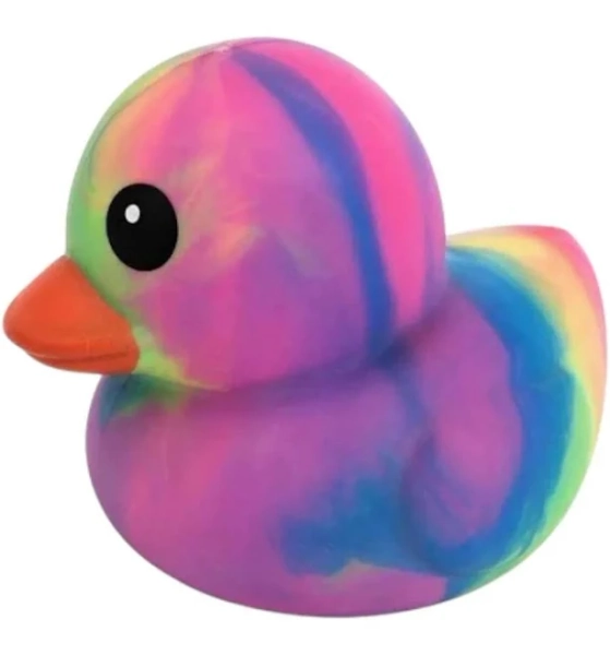 M2B RAINBOW DUCK SQUISHY - SLOW RISE