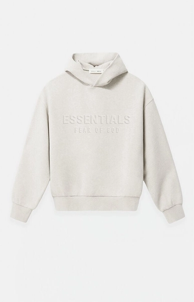 Heather Oatmeal Embossed Classic Hoodie
