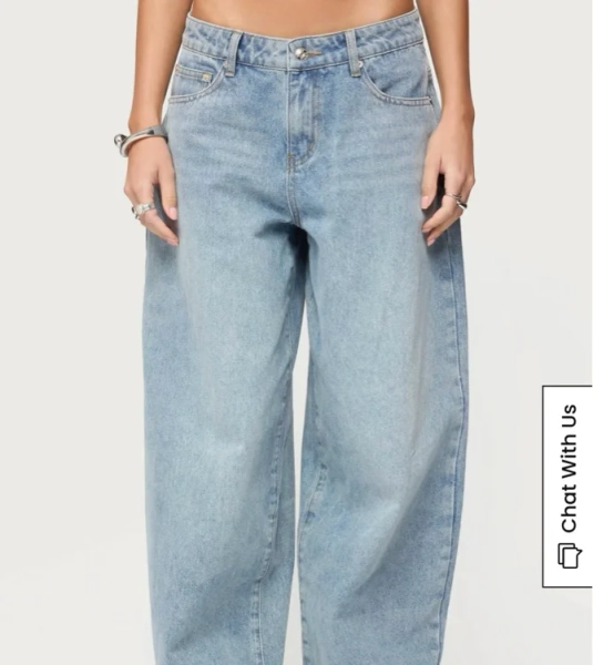 Kella Extra Oversized Low Rise Jeans