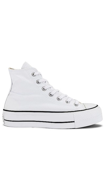 Converse Chuck Taylor All Star Lift Hi Sneaker in White. - size 11 (also in 10.5)