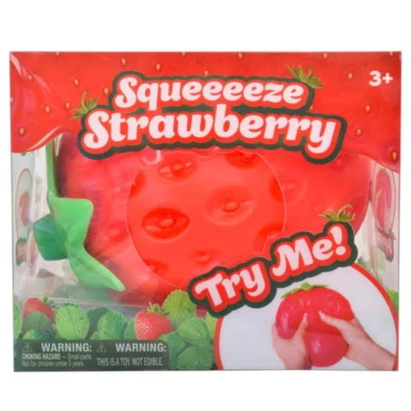 Fun Garden Squishy Strawberry Fidget Toy