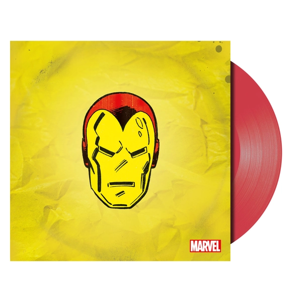 Merry Marvel Marching Society 7 Iron Man Vinyl Single | Shop the Disney Music Emporium Official Store
