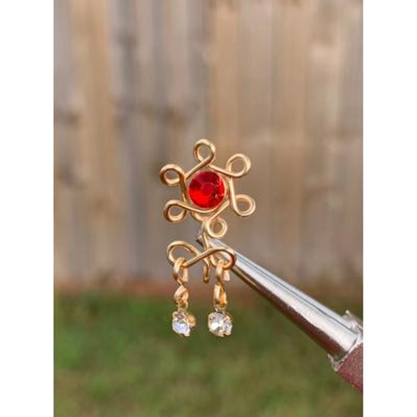 Dangle Nose Cuff *No Piercing Necessary* Adjustable Fake / Faux Nose Ring Wholesale Available
