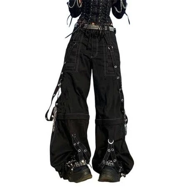 Women's Gothic Punk Cargo Pants