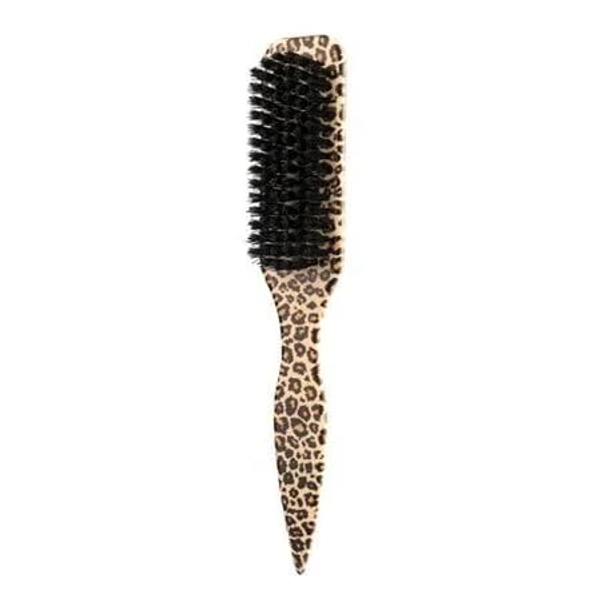 Slick Back Hair Brush For Smoothing Ponytail Soft Boar Styling Edge Control Brush For Sleek Hair Teasing Hair Brush For Men Women, Women's, Size: One