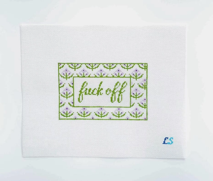 F*** Off Needlepoint Canvas