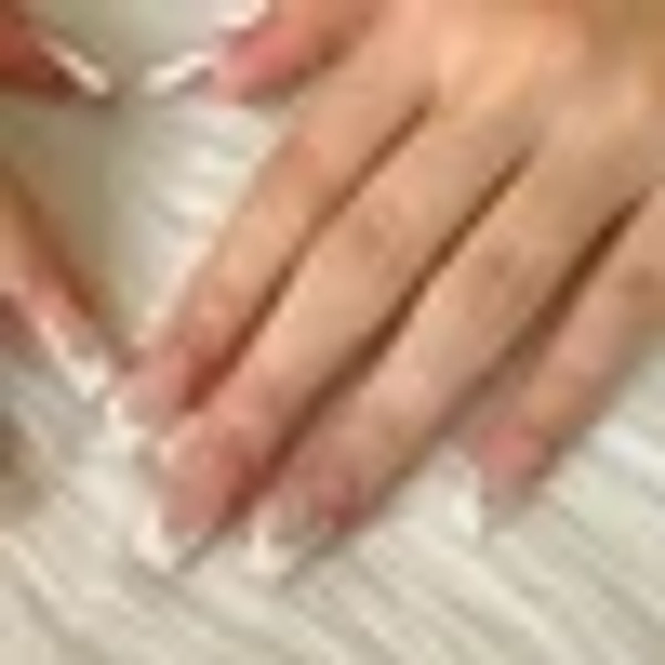 Press on Nails Long Square Shape Nails White Acrylic Nails Glossy Glue on Nails French False Nail Tips with Butterfly Charms and White Flowers Design for Women and Girls, 24Pcs