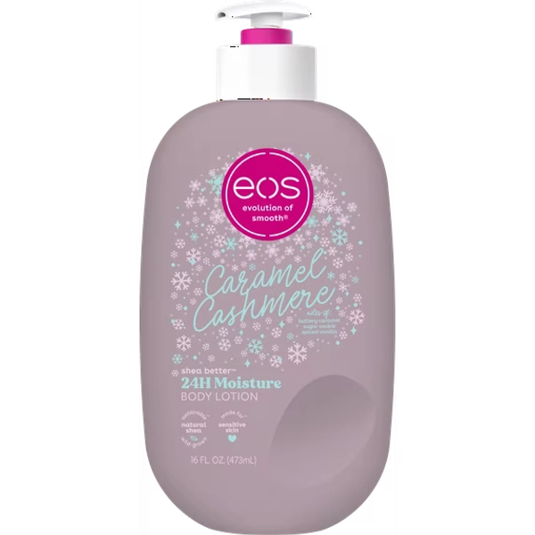 eos Shea Better 24H Moisture Body Lotion, Caramel Cashmere, 16 fl oz