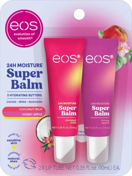 EOS Coconut Milk & Honey Apple Super Balm 2-Pack