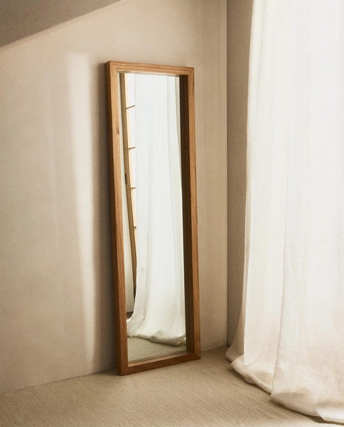 ELM WOOD FULL LENGTH MIRROR