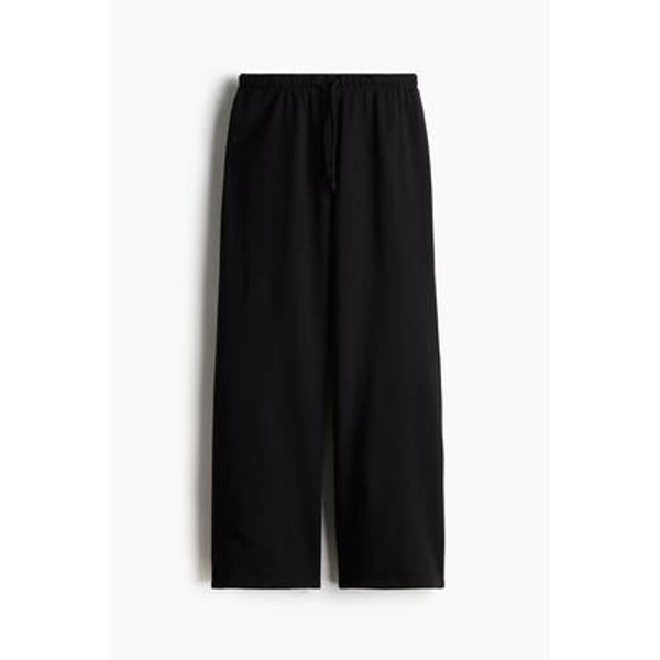 H & M - Wide joggers - Black