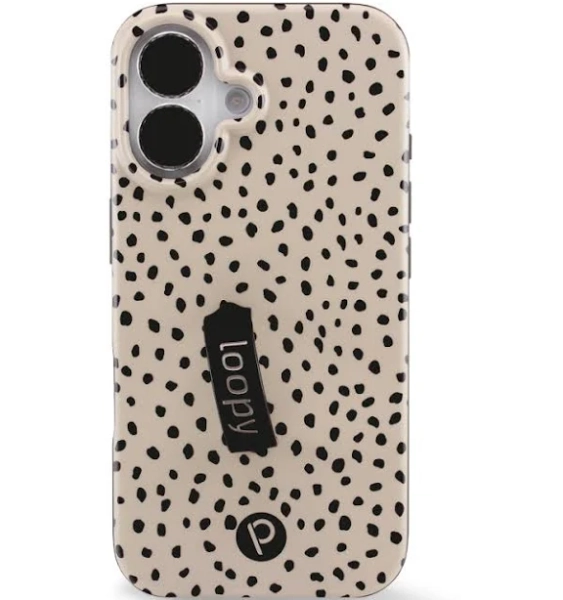 Loopy Cases Mocha Dots Cases for Apple iPhone 16