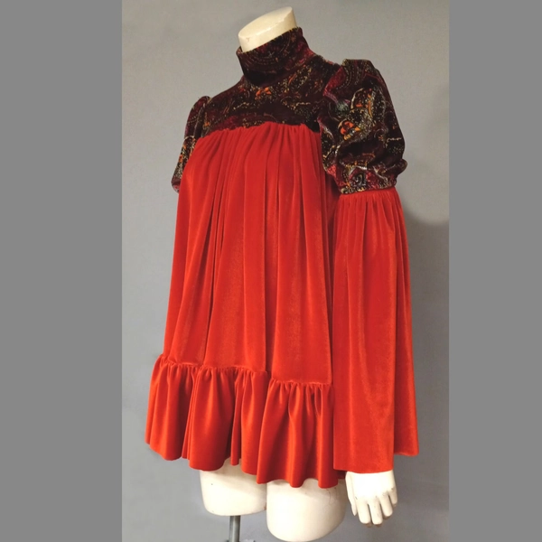 Purple Dress Bell Sleeves 60s 70s Juliet Regal Medieval Velvet Boho 90s Babydoll Long Psychedelic Renaissance