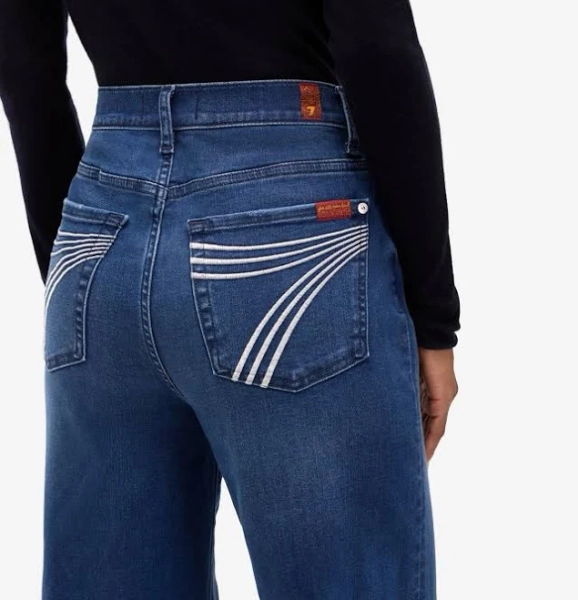 7 For All Mankind Women's Slim Illusion Ultra High Rise Jo