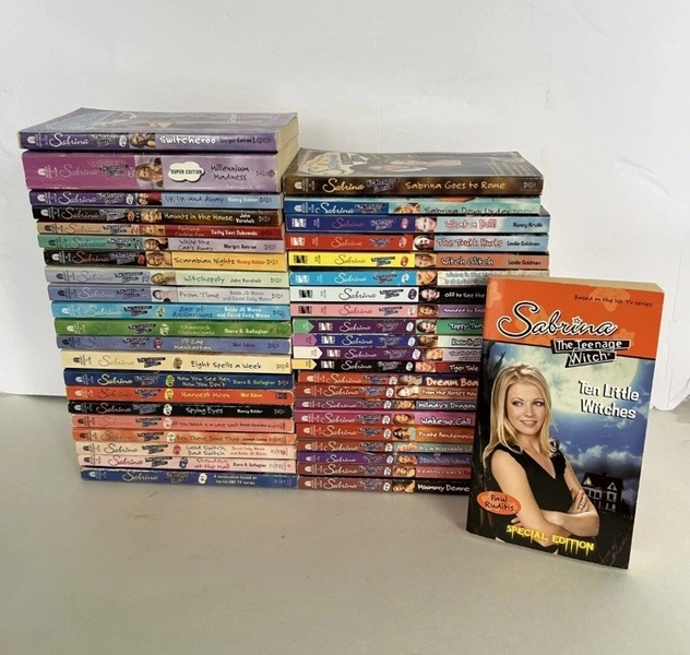 Sabrina The Teenage Witch Book Lot of 43 PB #1-3,6-7,14-22,24-36,38-50,&amp; 3 Bonus