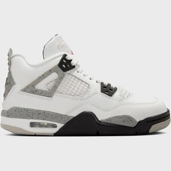 Air Jordan Kids 4 Retro White
