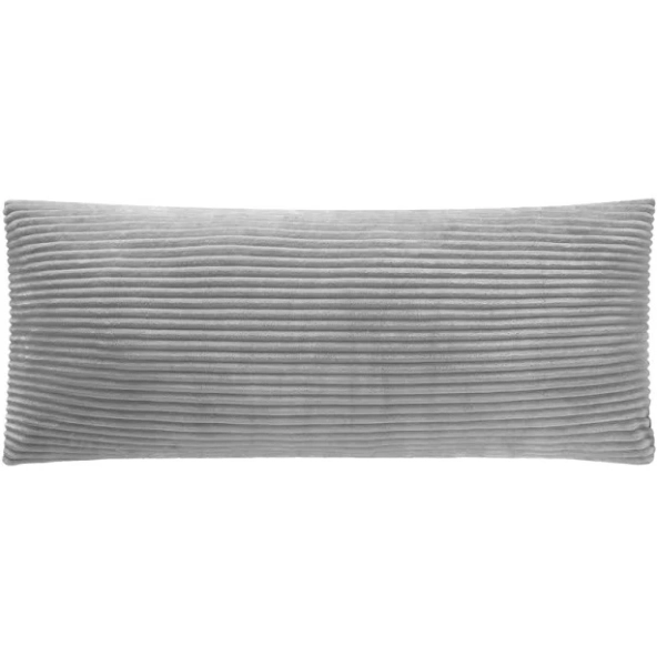 Your Zone Ribbed Body Pillow with Removable Cover