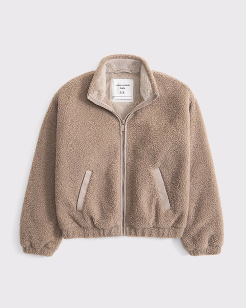 sherpa bomber jacket