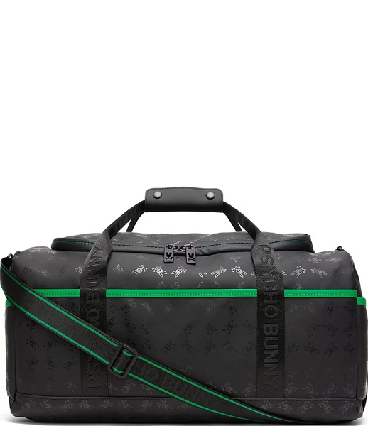 Psycho Bunny Allover Bunny Signature Printed Duffel Bag