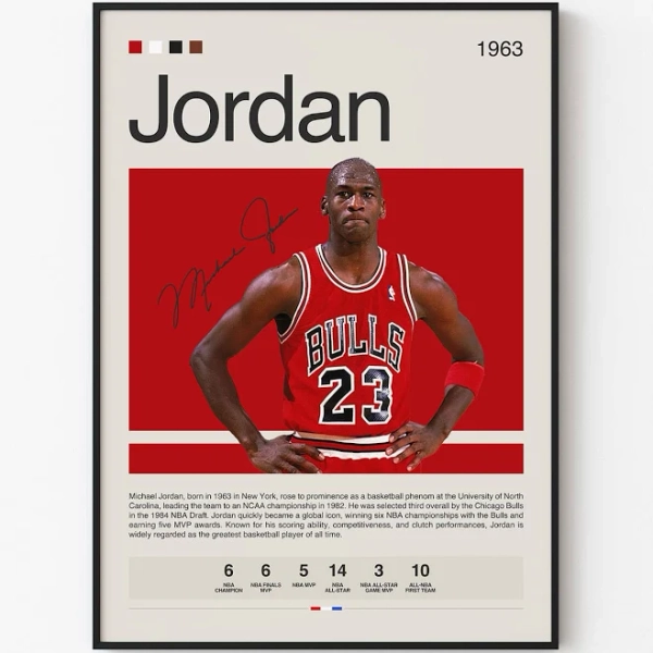 Michael Jordan Poster 24′′ x 36′′