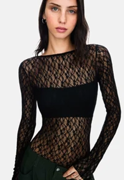 Bluse - black