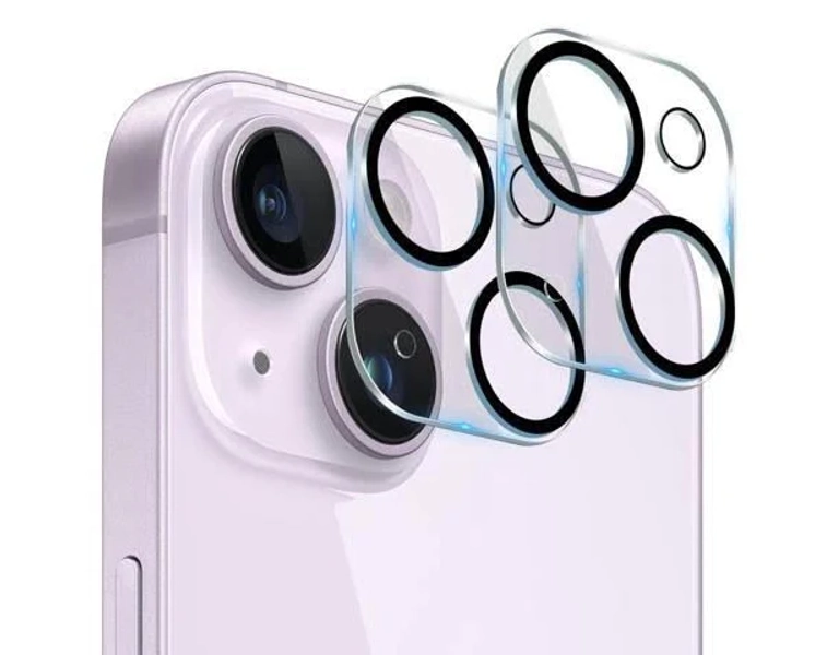2-Pack HD Tempered Glass Camera Lens Protector for iPhone 15 / iPhone 15 Plus