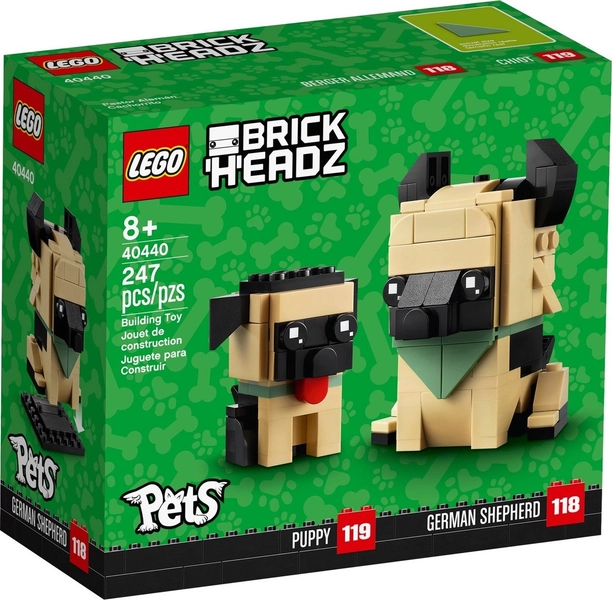 LEGO Set 40440 German Shepherd and Puppy NEW SEALED NISB Retired Pets