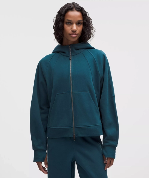 Scuba Evolve Oversized Full-Zip Hoodie - Remixed Marine - S
