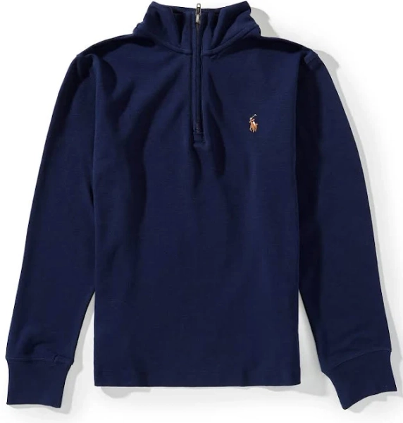 Polo Ralph Lauren Boys Cotton Interlock Quarter Zip Pullover
