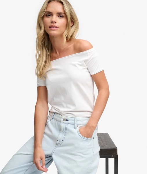 Bardot Short Sleeve Off Shoulder Top