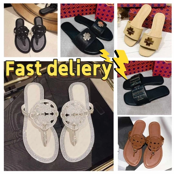 New Designer Women Summer Beach Flat Sandals, Casual Printed Jelly Rubber Slide Flip Flops Dress Shoes Size 36-42
