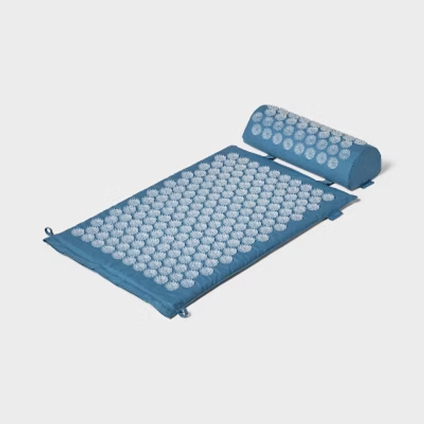 Acupressure Mat and Pillow Set - All In Motion™: Polyurethane Foam, Linen, Cotton