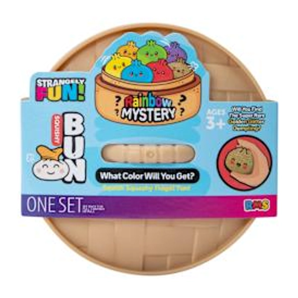 Rainbow Mystery Squishy Bun Set (Styles May Vary)