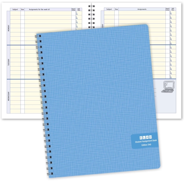 Undated Student Assignment Homework Planner by ‎Elan Publishing Company (S40) - UQ-78P7-G9OV - Walmart.com