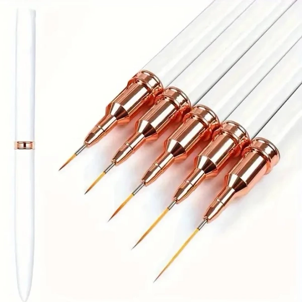Nail Art Brush Set with Fine Line Brush – Fragrance-Free, Ideal for Nail Design and Painting, Nail Art Tools, Nail Art Accessories, Nail Art Supplies