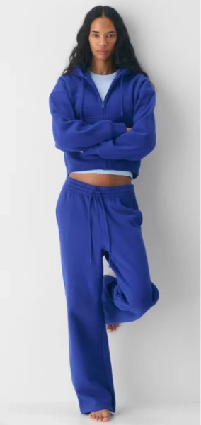 Cozy Sweatfleece Boyfriend Boxy Zip Hoodie