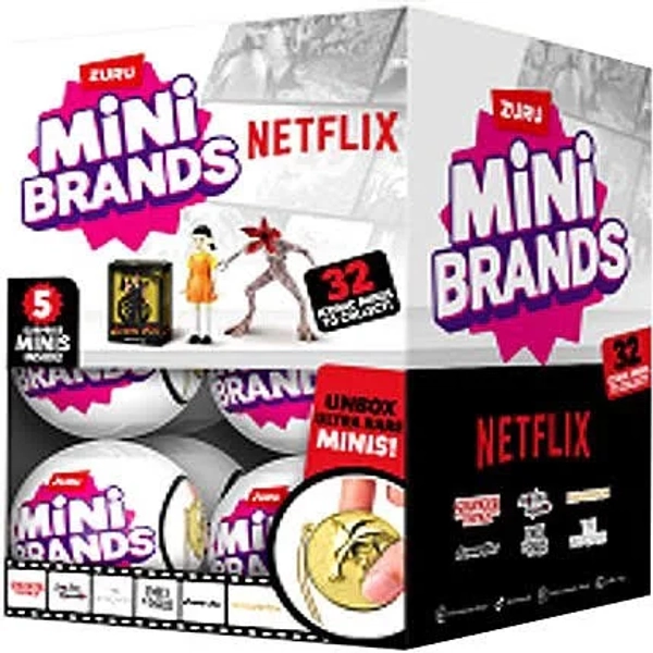 5 Surprise Mini Brands! Netflix Mystery Box