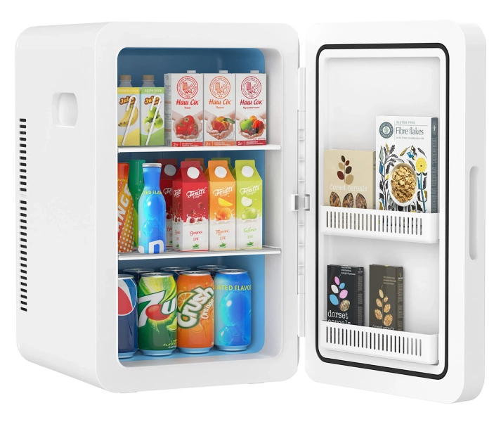 22l Mini Fridge For Bedroom, Portable Cooler & Warmer Compact Refrigerators For Skin Care, Beverage, Cosmetics, Food, Drinks, Office Desk Dorm Room