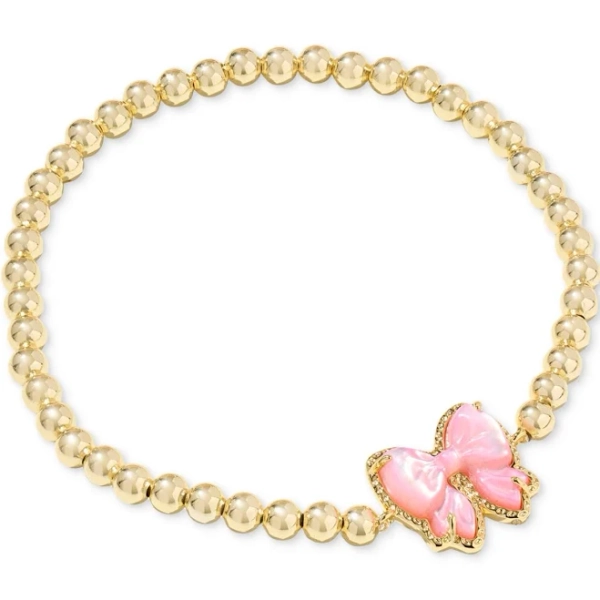Kendra Scott Haley Bow Stretch Bracelet with Mother-of-Pearl