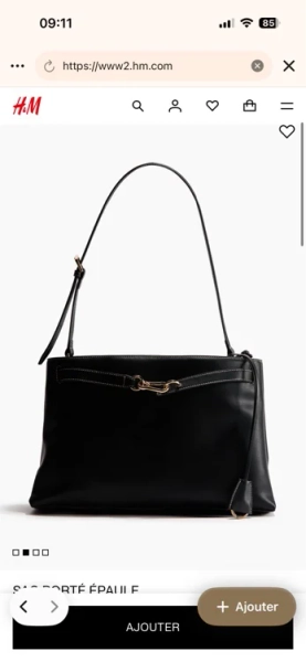 Sac porté épaule - Grège