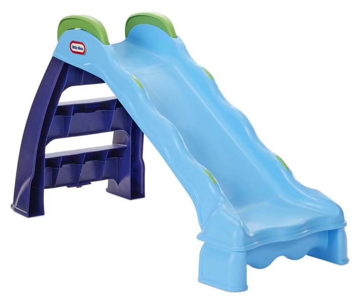 Little Tikes 2-in-1 Outdoor-Indoor Wet or Dry Slide with Easy Storage, Blue, Ages 2 to 6 - Walmart.com
