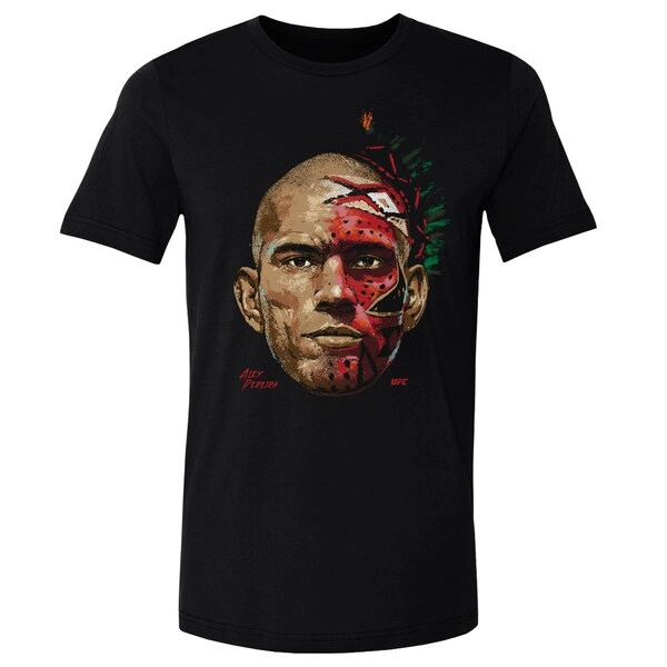 Men's 500 Level Black Alex Pereira War Paint T-Shirt