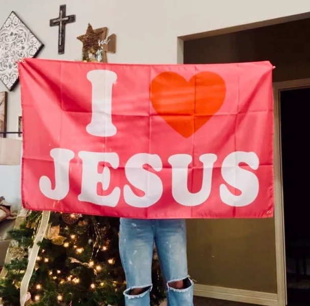 I Love Jesus Flag