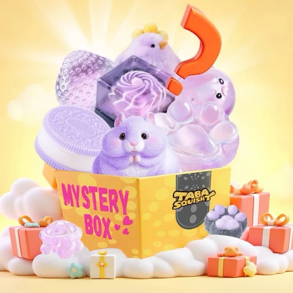 TABASQUISHY Purple Series Blind Bag Taba Squishy Squeeze Toys